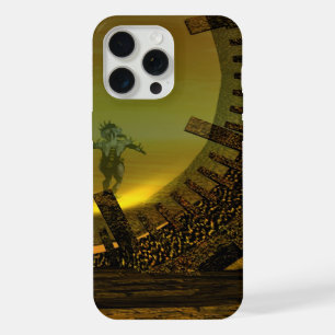 Coque iPhone 15 Pro Max CYBORG TITAN, HYPERION DU DÉSERT Science-fiction S