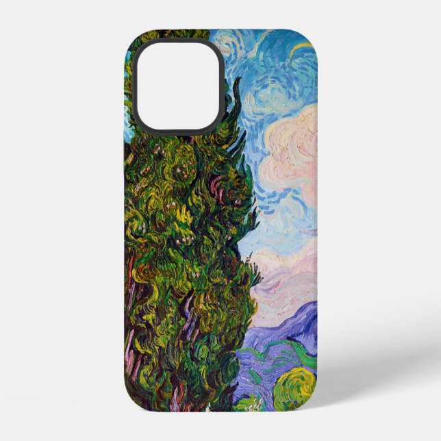 Coque iPhone Cyprès, Van Gogh (Verso)
