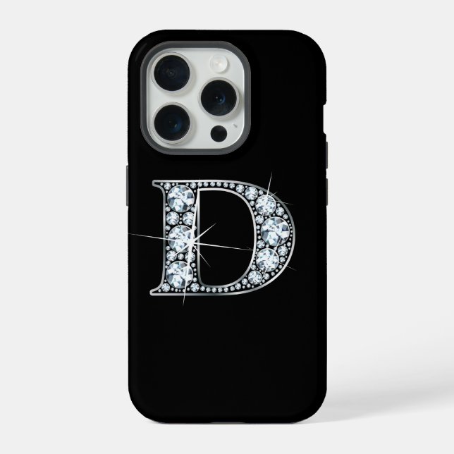 Coque iPhone D Faux Diamond Monogramme (Verso)
