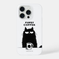 D'abord du café puis Miaou – Chat drôle amateur de