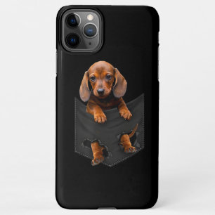 Coque iPhone 11Pro Max Dachshund Dans Ma Poche Dachshund Weiner Chien Cad