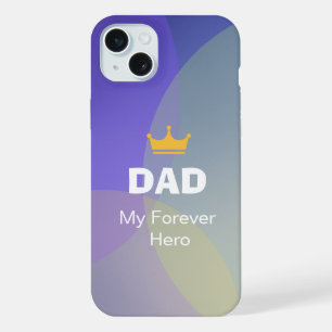 Coque iPhone 15 Plus DAD holographique personnalisé