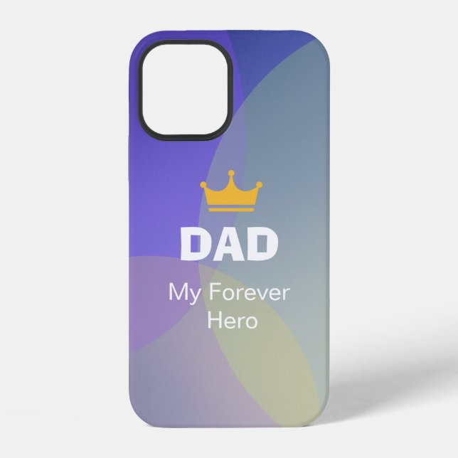 Coque iPhone DAD holographique personnalisé (Verso)
