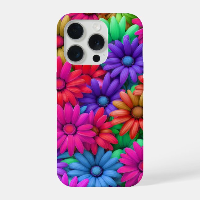 Coque iPhone Daisy fou #13 - iPhone 15 Pro Coques (Verso)