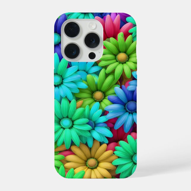 Coque iPhone Daisy fou #9 - iPhone 15 Pro Coques (Verso)