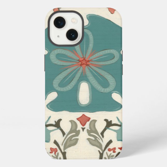 Coque iPhone Damassé côtier II (Verso)