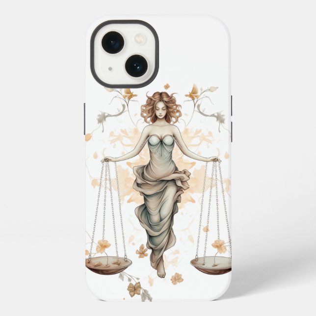 Coque iPhone  Dame Balance  (Verso)