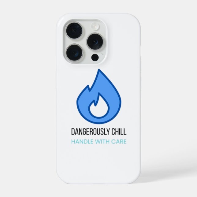 Coque iPhone Dangerously Chill – Ice & Fire (Verso)