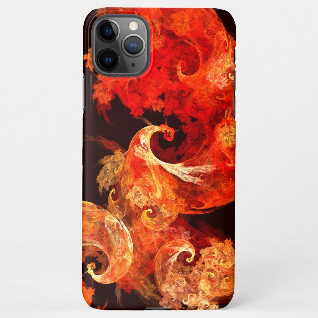 Coque iPhone Danse Feux d'artifice Art Abstrait brillant (Dos)