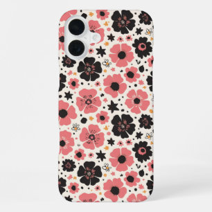 Coque iPhone 16 Plus Danse Fleurie Bold & Blush