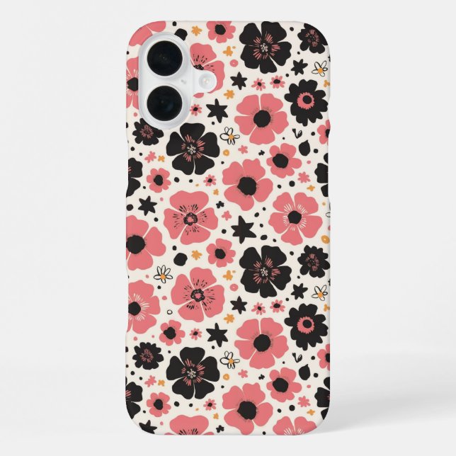 Coque iPhone Danse Fleurie Bold & Blush (Verso)