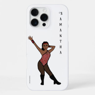 Coque iPhone 16 Pro Max Danseur personnalisé impression blanche # 1