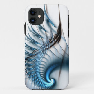 Coque iphone d'art de fractale : Vagues de mer