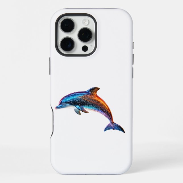 Coque iPhone Dauphin Mignon (Verso)