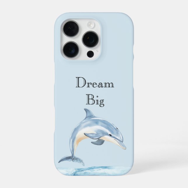 Coque iPhone Dauphin Océan Plage (Verso)