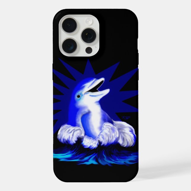 Coque iPhone Dauphin souriant (Verso)
