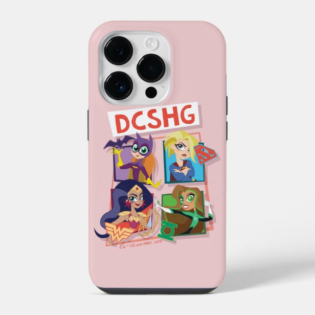 Coque iPhone DC Super Hero Girls Quatuor (Verso)
