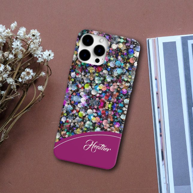 Coque iphone de bokeh à la mode (Créateur téléchargé)