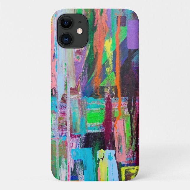 Coque iphone de brouillard violet (Dos)