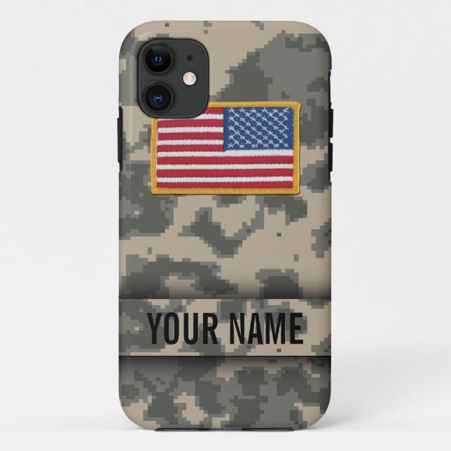 Coque iphone de camouflage de style d'armée de (Dos)