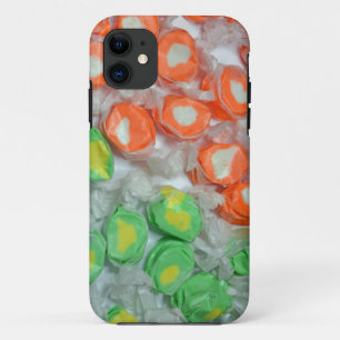 Coque iphone de caramel vert et orange