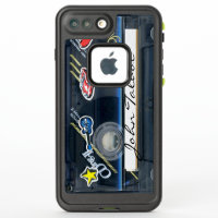 Coque iphone de cassette audio T3 des années 80 ré