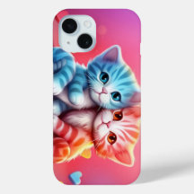 Coque iphone de chat mignon - Conception Féline ad