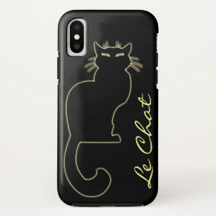 Coque iphone de chat noir Amoureux des chats Le Co
