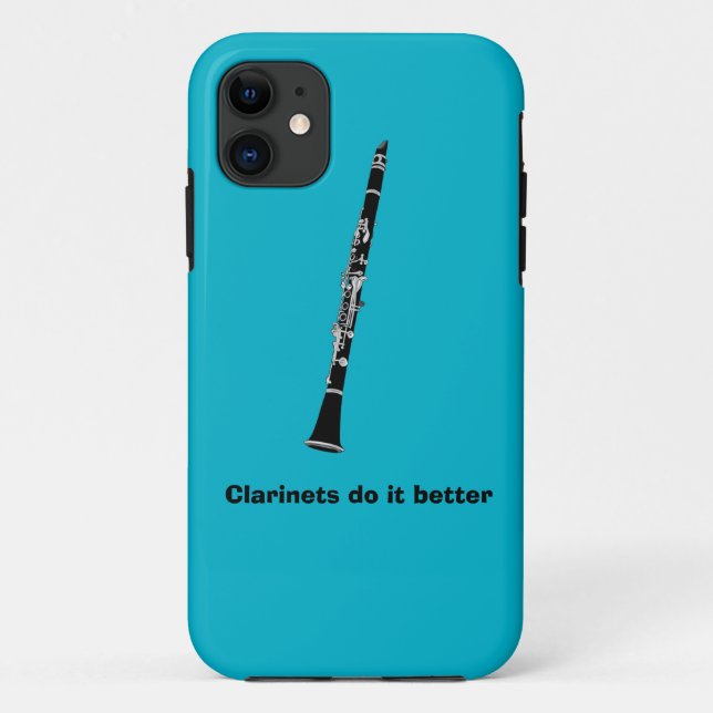 Coque iphone de clarinette (Dos)