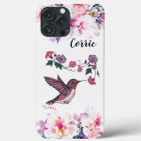 Coque iphone de colibri
