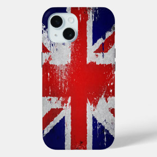 Coque iphone de conception du drapeau britannique,