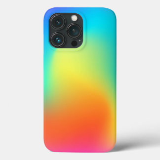Coque iphone de couleur vive dégradé