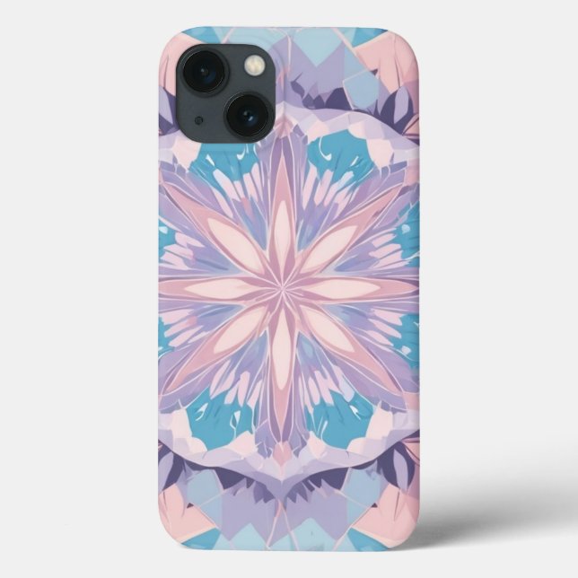 Coque iphone de couleurs Kaleidoscope Pastel (Verso)