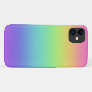 Coque iphone de dégradé arc-en-ciel lumineux