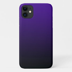 Coque iphone de dégradé violet à noir
