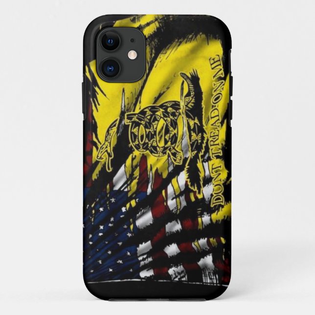 Coque iphone de drapeau de Gadsden (Dos)