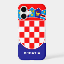 Coque iphone de drapeau de la Croatie
