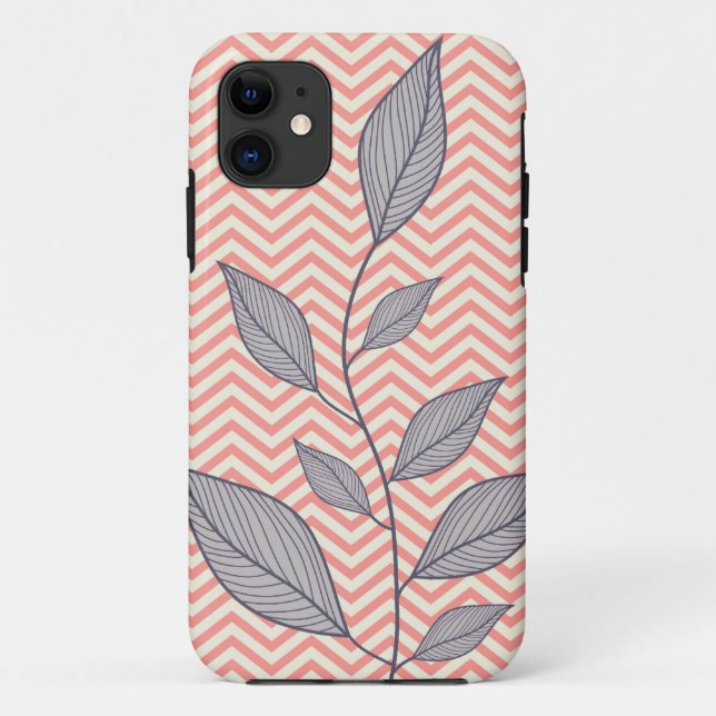 coque iphone de feuilles (Dos)