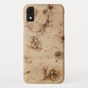 Coque iphone de fleurs Leonardo Da Vinci