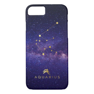 Coque iphone de galaxie de signe de zodiaque de