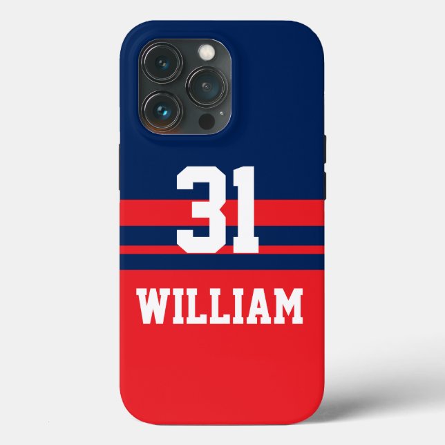 Coque iphone de hockey personnalisé (Verso)