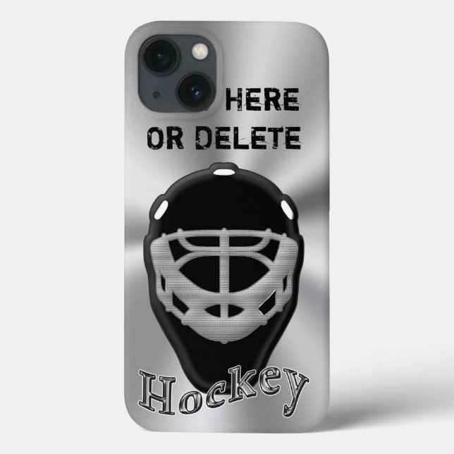 Coque iphone de hockey personnalisé, iPhone 6S ou  (Verso)