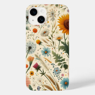 Coque iphone de jardin fleuri - Fleur sauvage Vint