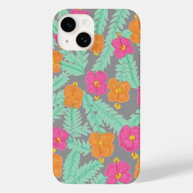 Coque iphone de la jungle tropicale (Verso)