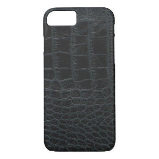 coque iphone de la peau de l'alligator noir