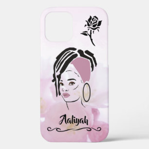 Coque iphone de la reine africaine personnalisée