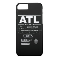 Coque iphone de l'aéroport international ATL