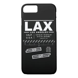 Coque iphone de LAX d'aéroport international de