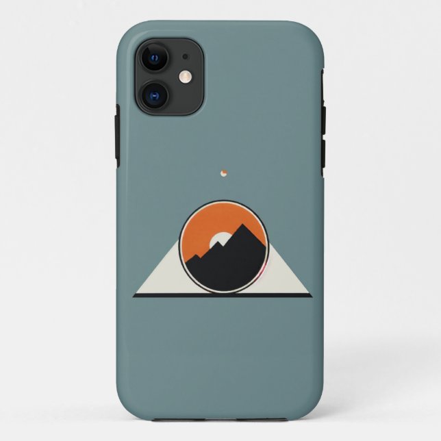 Coque iphone de logo minimaliste sophistiqué (Dos)