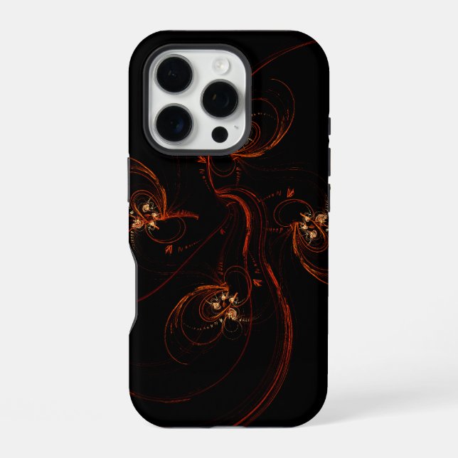 Coque iPhone De l'ombre, art abstrait minimaliste moderne (Verso)